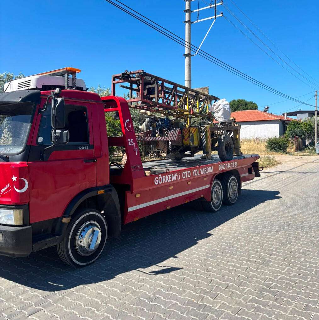 Oto kurtarma ve yol yardım İzmir Bornova'da Görkemli Kurtarıcı oto kurtarma ve yol yardım aracı